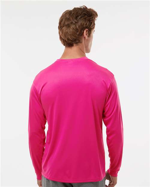 Unisex Performance Long Sleeve T-Shirt - Hot Pink