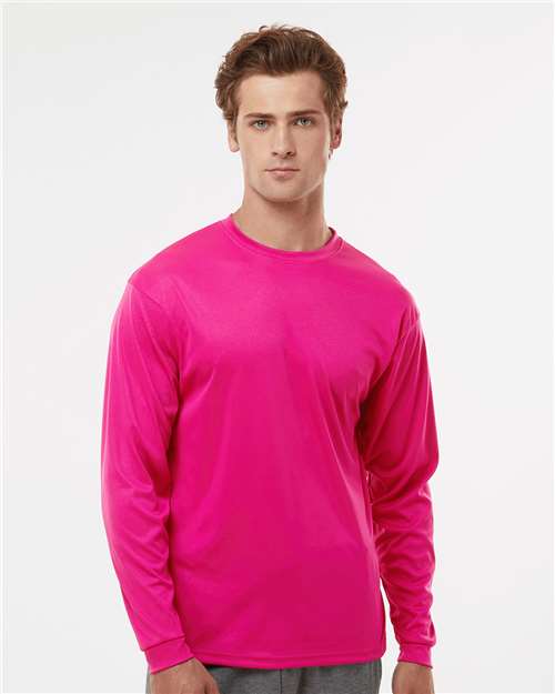 Unisex Performance Long Sleeve T-Shirt - Hot Pink