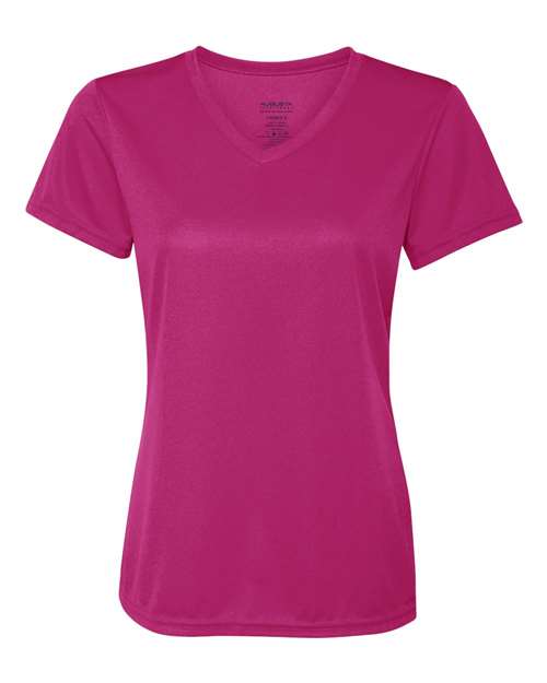Women's Nexgen Performance V-Neck T-Shirt - Power Pink