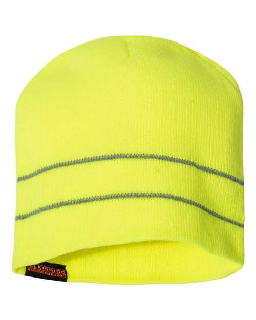 High Viz Reflective Beanie - Lime