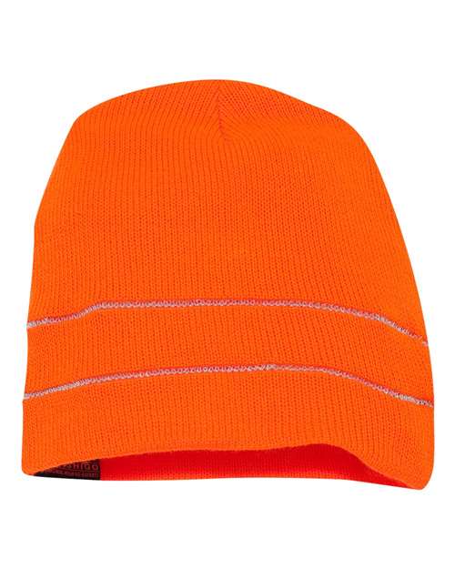 High Viz Reflective Beanie - Orange