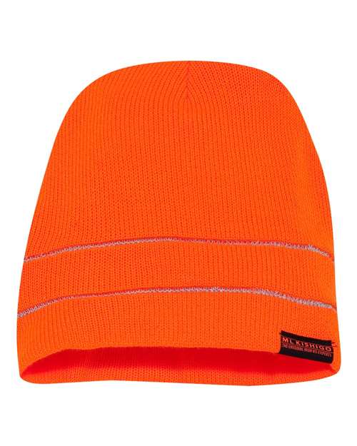 High Viz Reflective Beanie - Orange