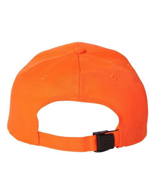 Solid Crown with Camo Bill Cap - Blaze/ Realtree Hardwoods