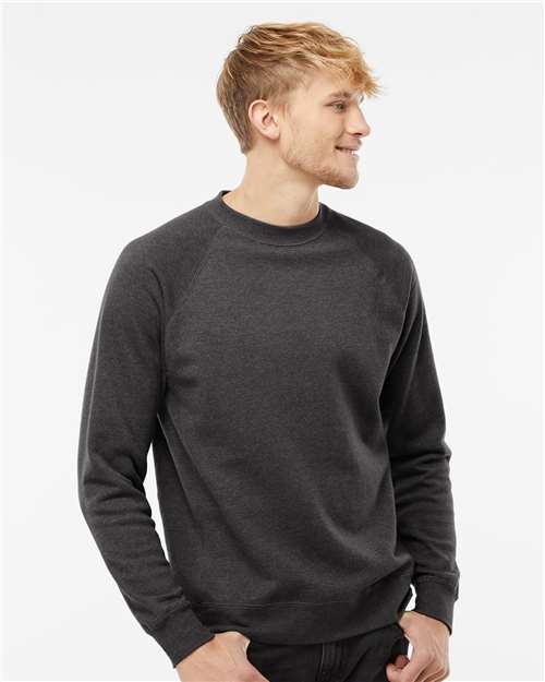 Unisex Special Blend Raglan Crewneck Sweatshirt - Carbon