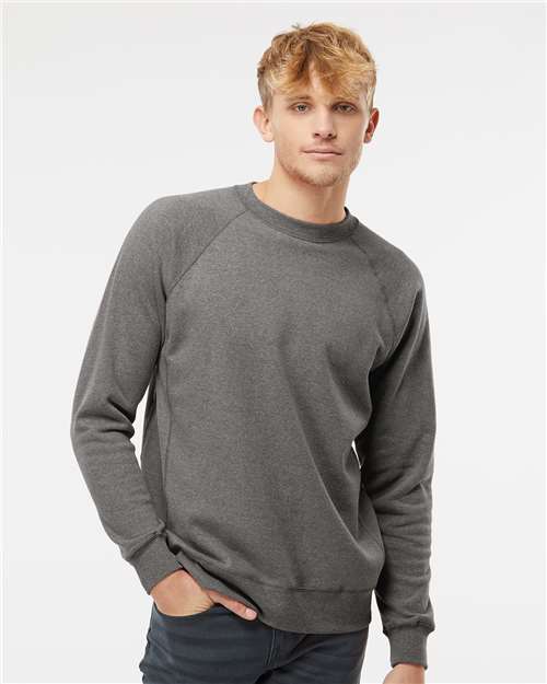 Unisex Special Blend Raglan Crewneck Sweatshirt - Nickel