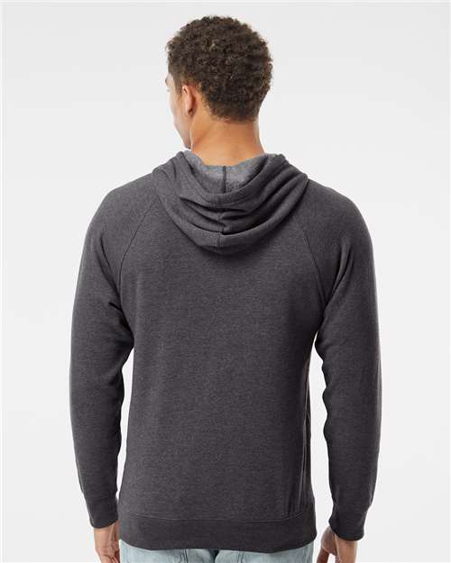 Unisex Special Blend Raglan Hooded Sweatshirt - Carbon