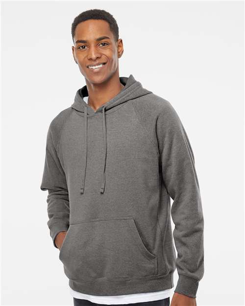 Unisex Special Blend Raglan Hooded Sweatshirt - Nickel