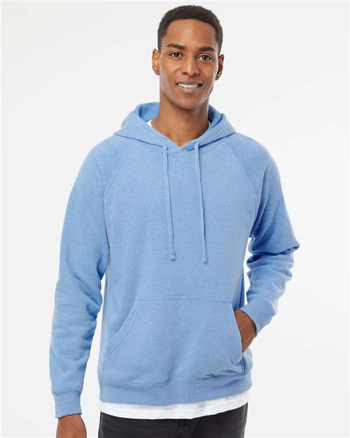 Unisex Special Blend Raglan Hooded Sweatshirt - Pacific