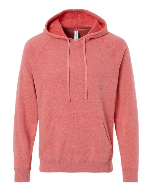 Unisex Special Blend Raglan Hooded Sweatshirt - Pomegranate