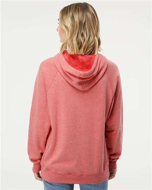 Unisex Special Blend Raglan Hooded Sweatshirt - Pomegranate