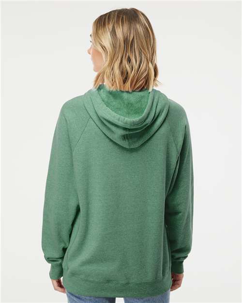 Unisex Special Blend Raglan Hooded Sweatshirt - Sea Green