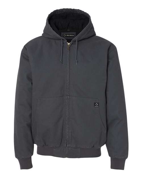 Men's Cheyenne Boulder Cloth™ Hooded Jacket with Tricot Quilt Lining - Charcoal