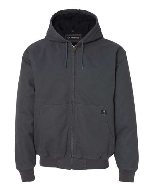 Men's Tall Cheyenne Boulder Cloth™ Hooded Jacket with Tricot Quilt Lining - Charcoal