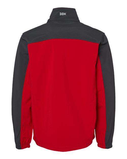 Men's Motion Soft Shell Jacket - Red/ Charcoal