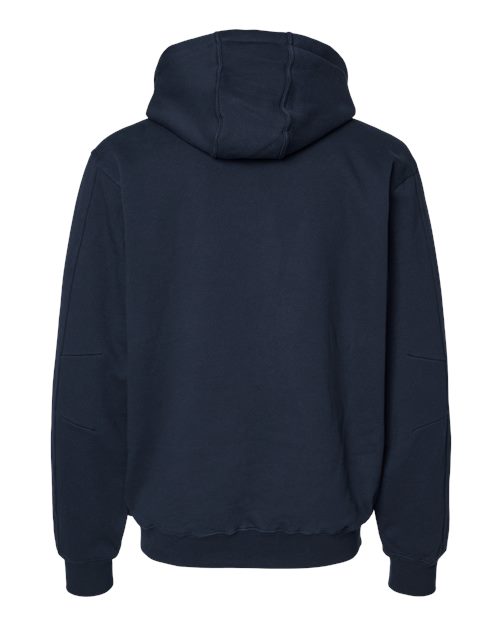 Men's Tall Crossfire Heavyweight Power Fleece Hooded Jacket with Thermal Lining - Navy