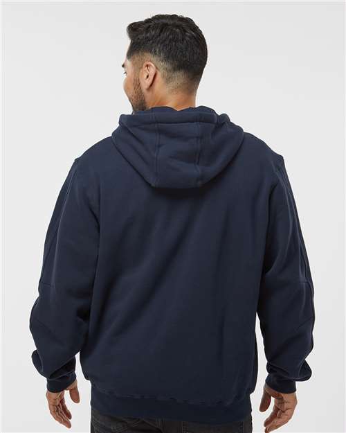 Men's Tall Crossfire Heavyweight Power Fleece Hooded Jacket with Thermal Lining - Navy