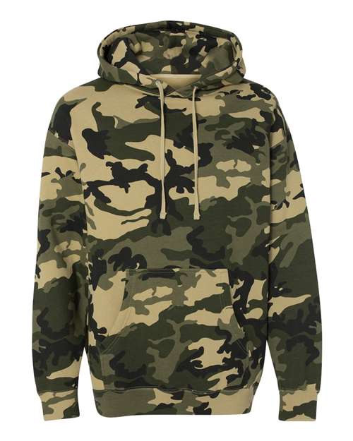 Unisex Heavyweight Hooded Sweatshirt - Army Camo
