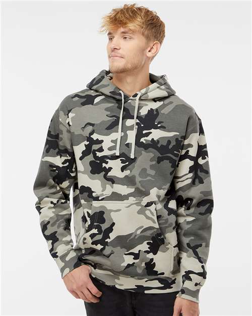 Unisex Heavyweight Hooded Sweatshirt - Snow Camo