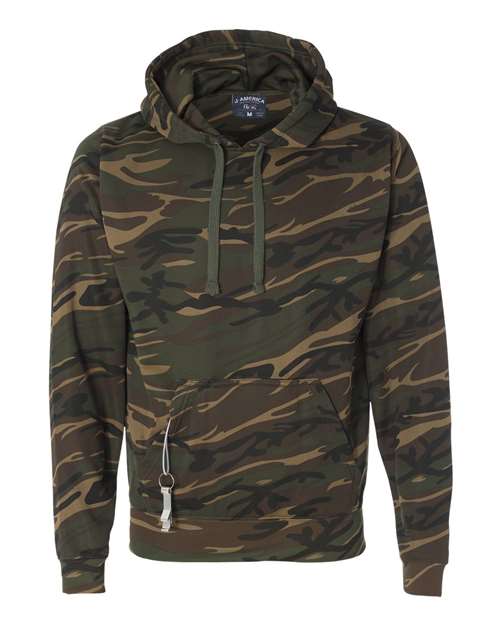 Men's Polyester Tailgate Hooded Sweatshirt - Camo