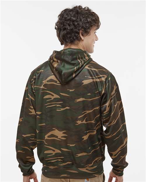 Men's Polyester Tailgate Hooded Sweatshirt - Camo