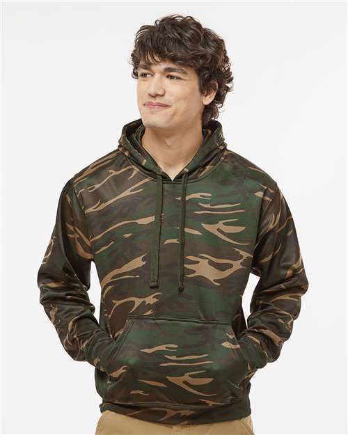 Men's Polyester Tailgate Hooded Sweatshirt - Camo