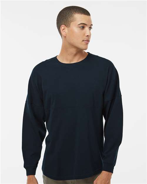 Unisex Game Day Jersey Long Sleeve T-Shirt - Navy