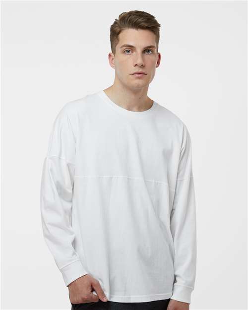 Unisex Game Day Jersey Long Sleeve T-Shirt - White