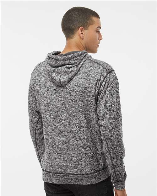 Men's Cosmic Fleece Hooded Sweatshirt - Charcoal Fleck
