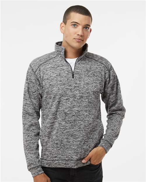Men's Cosmic Fleece Quarter-Zip Sweatshirt - Charcoal Fleck