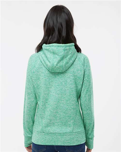 Women’s Cosmic Fleece Hooded Sweatshirt - Emerald/ Neon Yellow