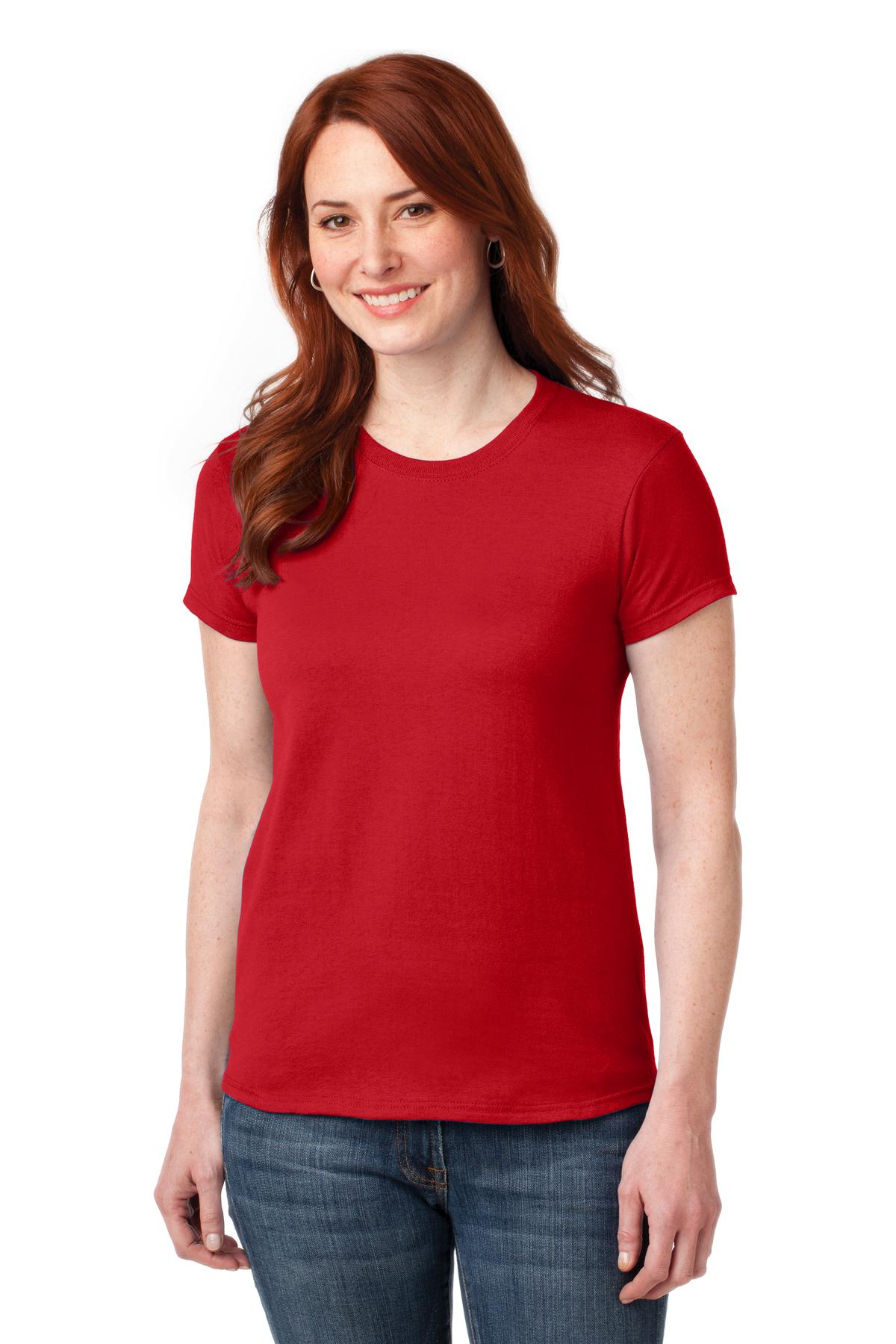Gildan Ladies Gildan Performance T-Shirt - Red