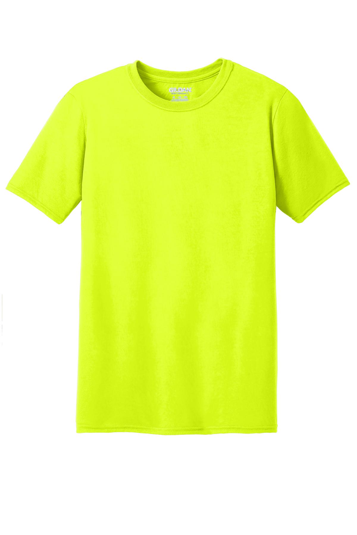 Gildan Ladies Gildan Performance T-Shirt - Safety Green