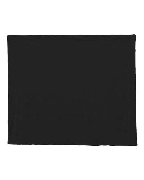 Micro Mink Sherpa Blanket - Black