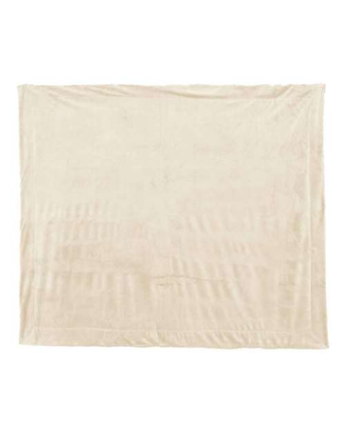 Micro Mink Sherpa Blanket - Cream