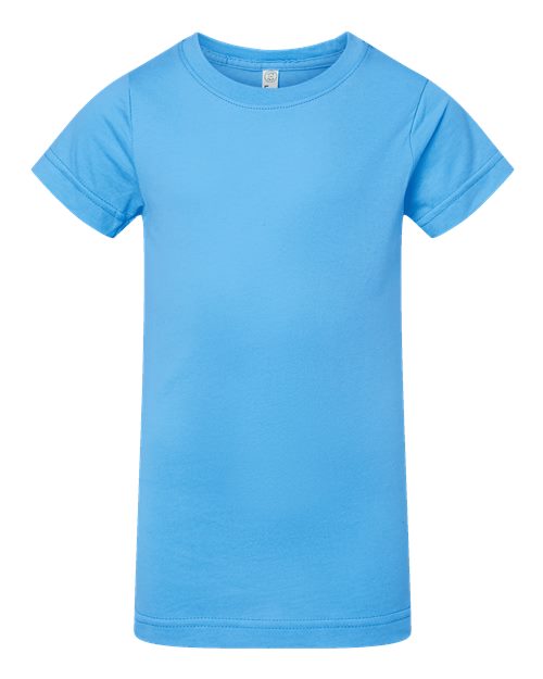 Girls' Fine Jersey Tee - Aqua