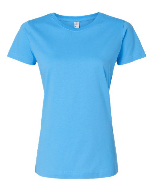 Women's Fine Jersey Tee - Aqua