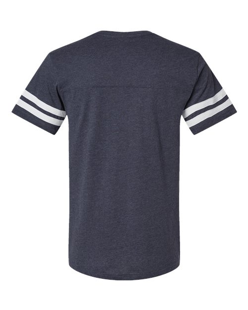 Men's Football Fine Jersey Tee - Vintage Navy/ White