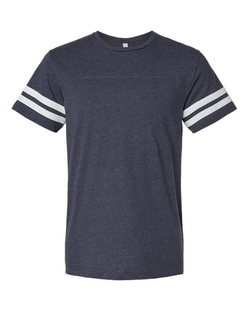 Men's Football Fine Jersey Tee - Vintage Navy/ White