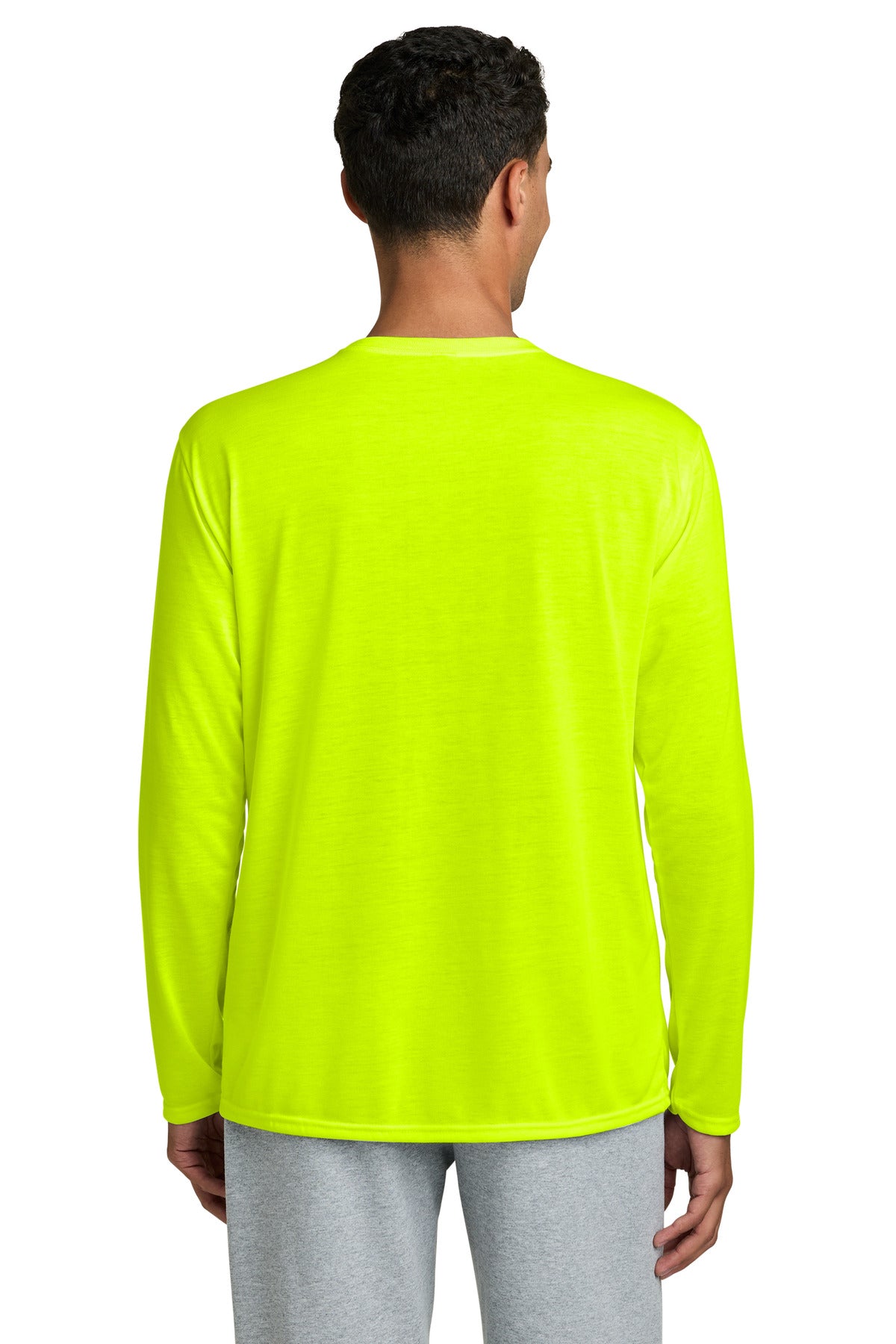 Gildan Performance Long Sleeve T-Shirt - Safety Green