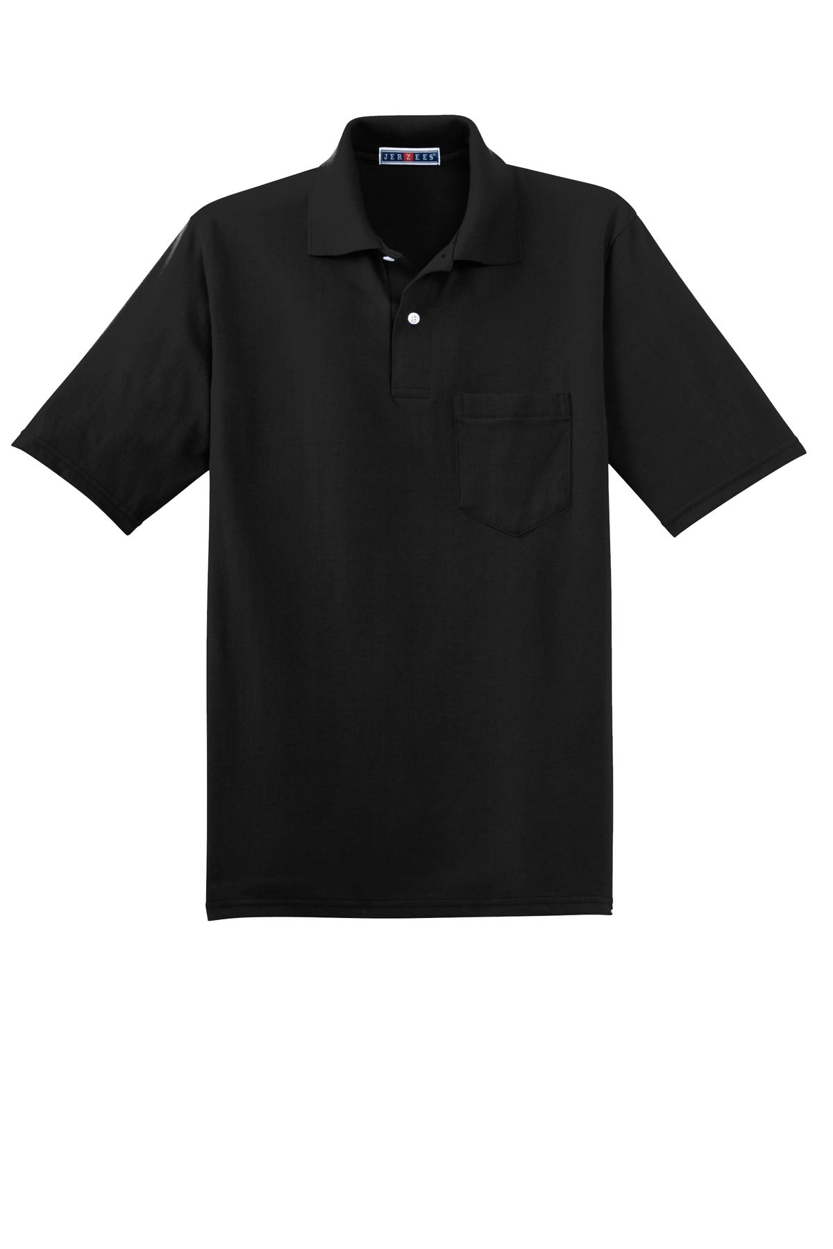 Jerzees Dri-Power Pocket Sport Shirt - Black