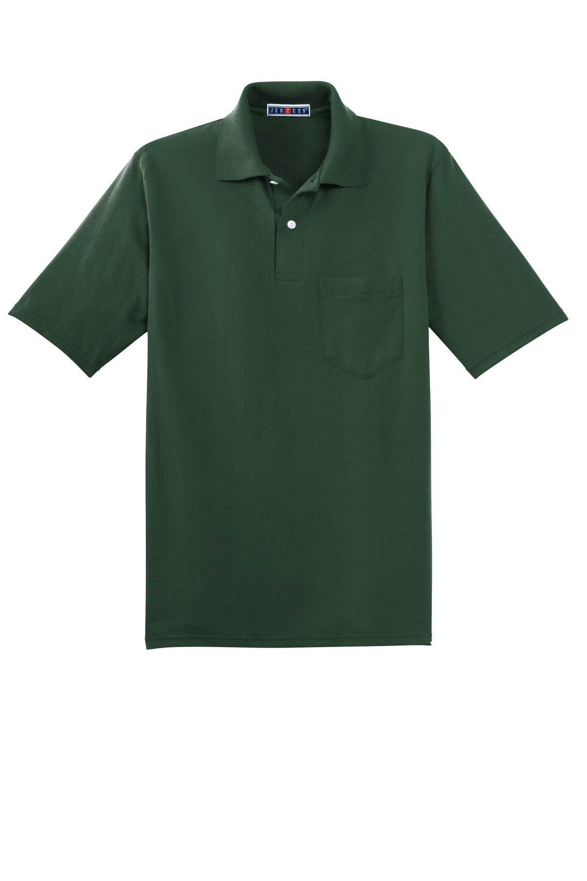 Jerzees Dri-Power Pocket Sport Shirt - Forest Green