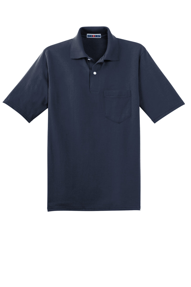 Jerzees Dri-Power Pocket Sport Shirt - J. Navy