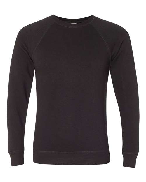 Unisex Special Blend Raglan Crewneck Sweatshirt - Black