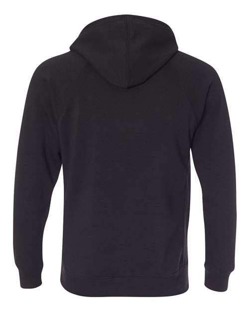 Unisex Special Blend Raglan Hooded Sweatshirt - Black