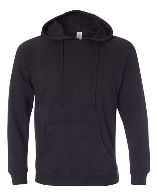 Unisex Special Blend Raglan Hooded Sweatshirt - Black