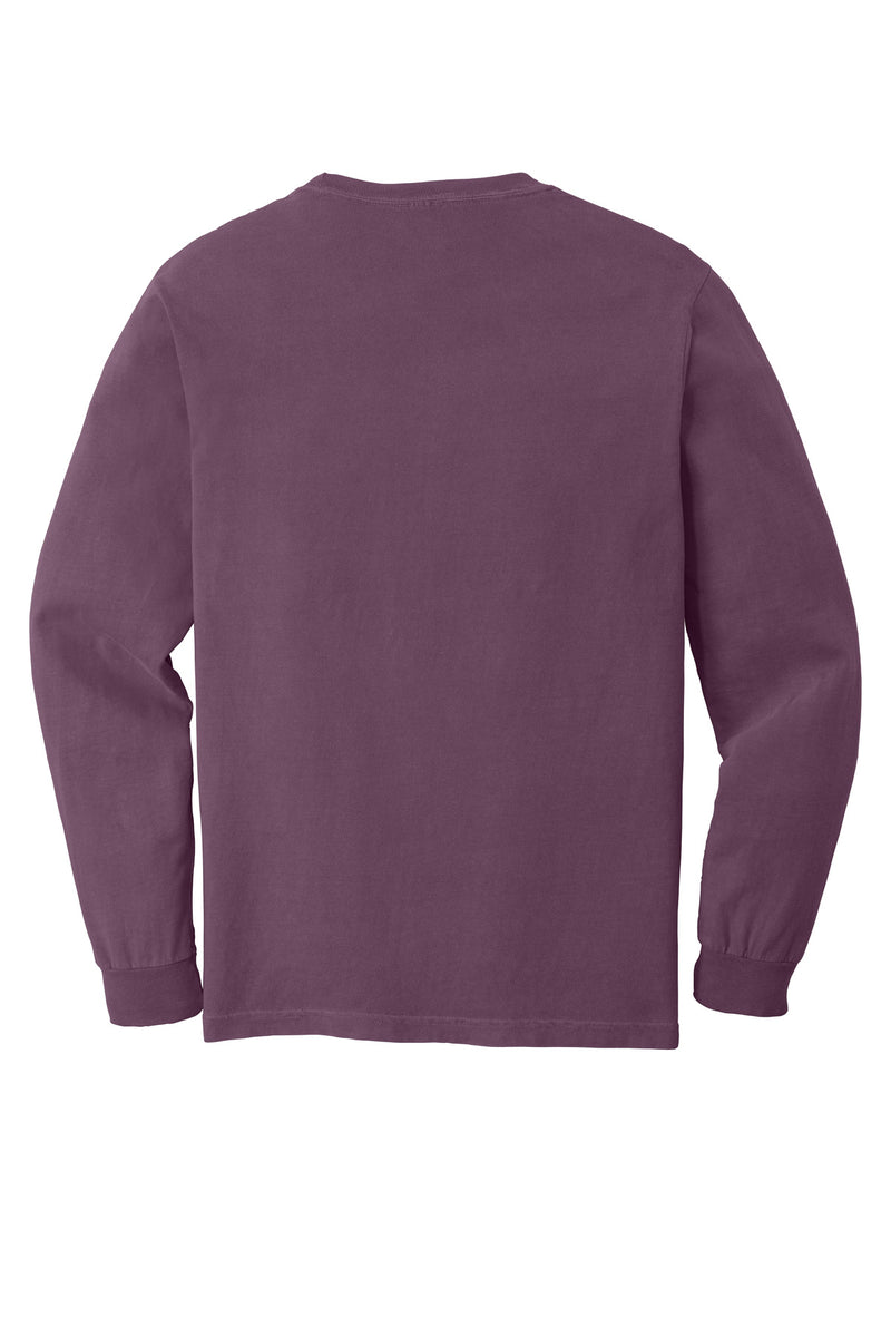 COMFORT COLORS  Heavyweight Ring Spun Long Sleeve Pocket Tee - Berry