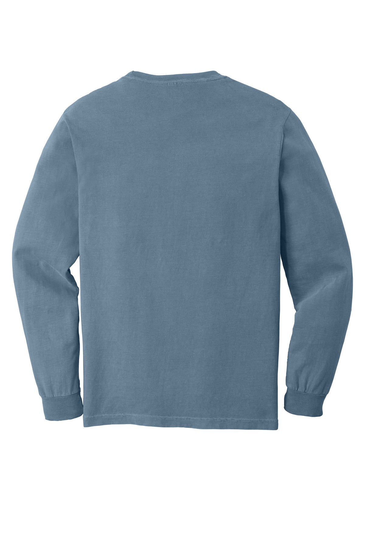 COMFORT COLORS  Heavyweight Ring Spun Long Sleeve Pocket Tee - Blue Jean