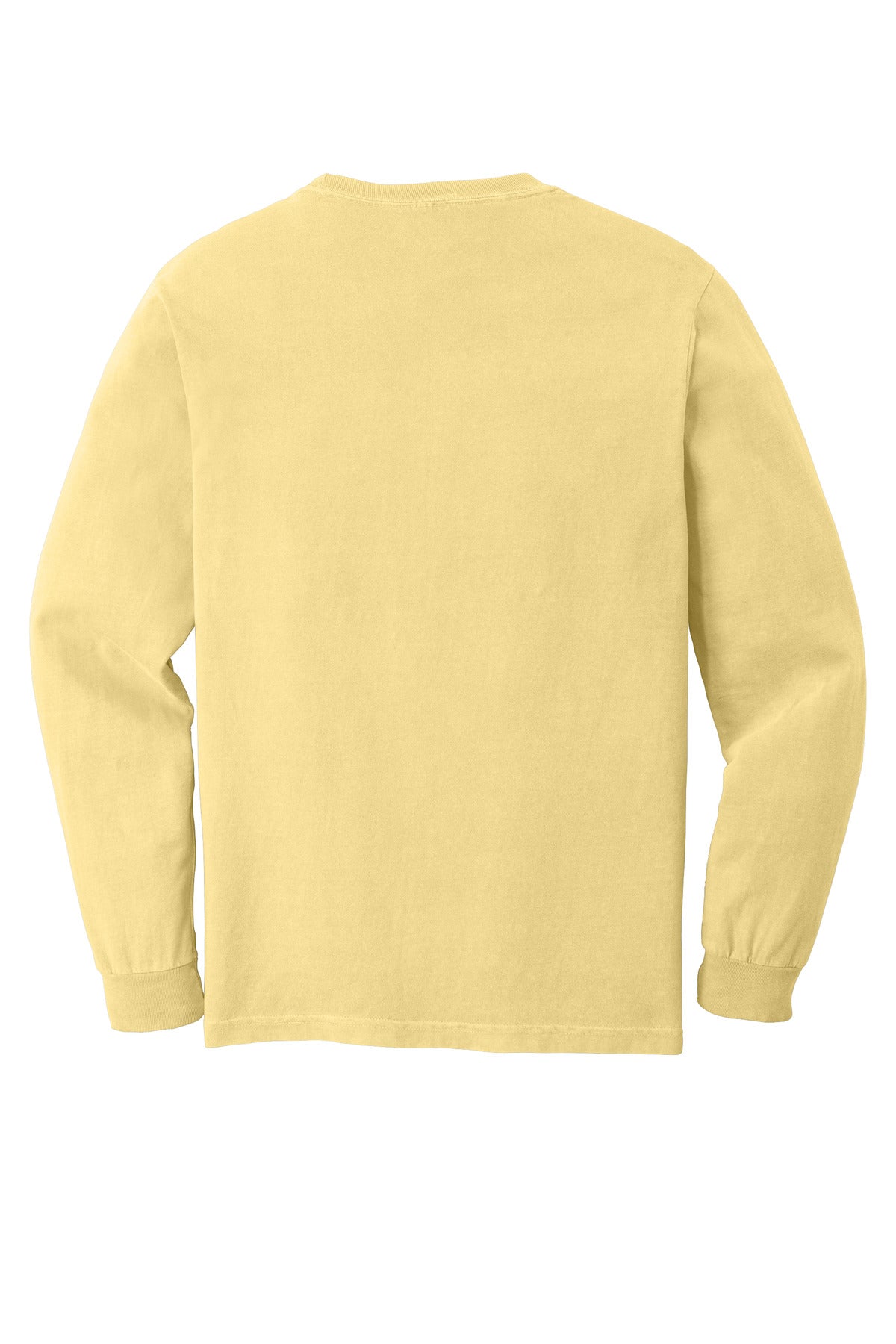 COMFORT COLORS  Heavyweight Ring Spun Long Sleeve Pocket Tee - Butter