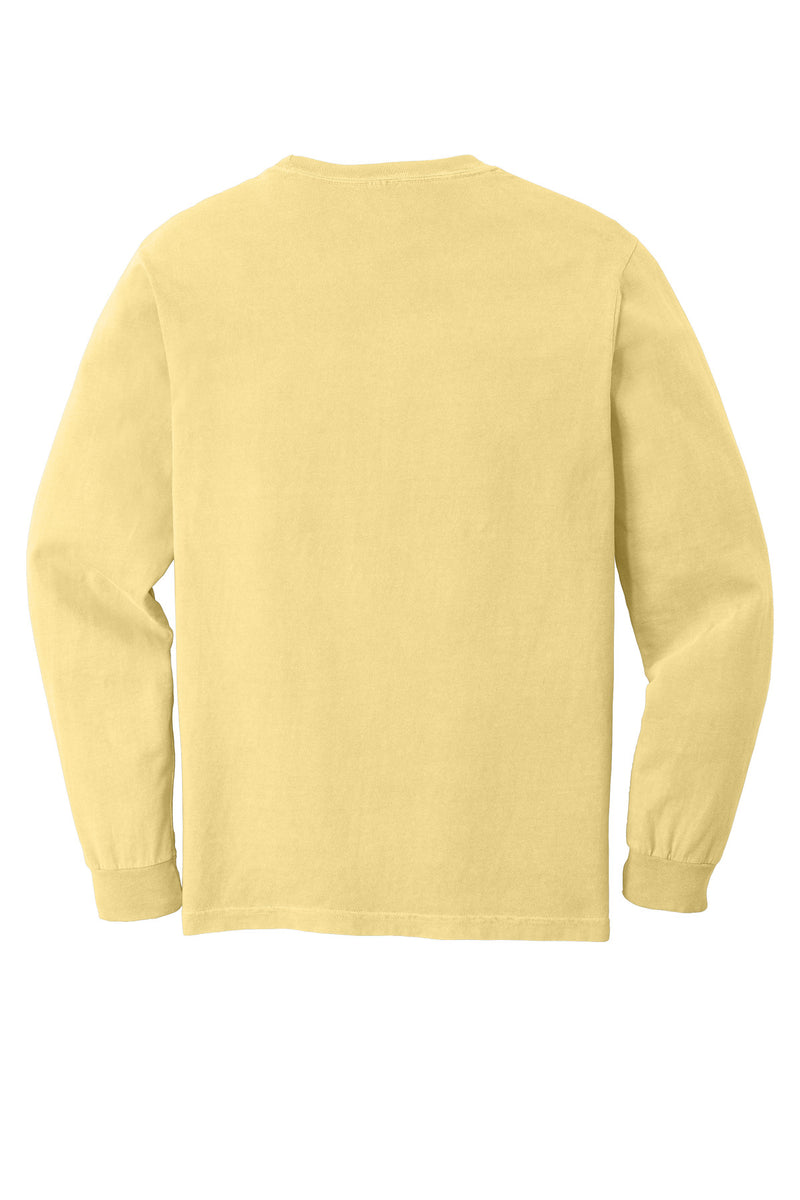 COMFORT COLORS  Heavyweight Ring Spun Long Sleeve Pocket Tee - Butter