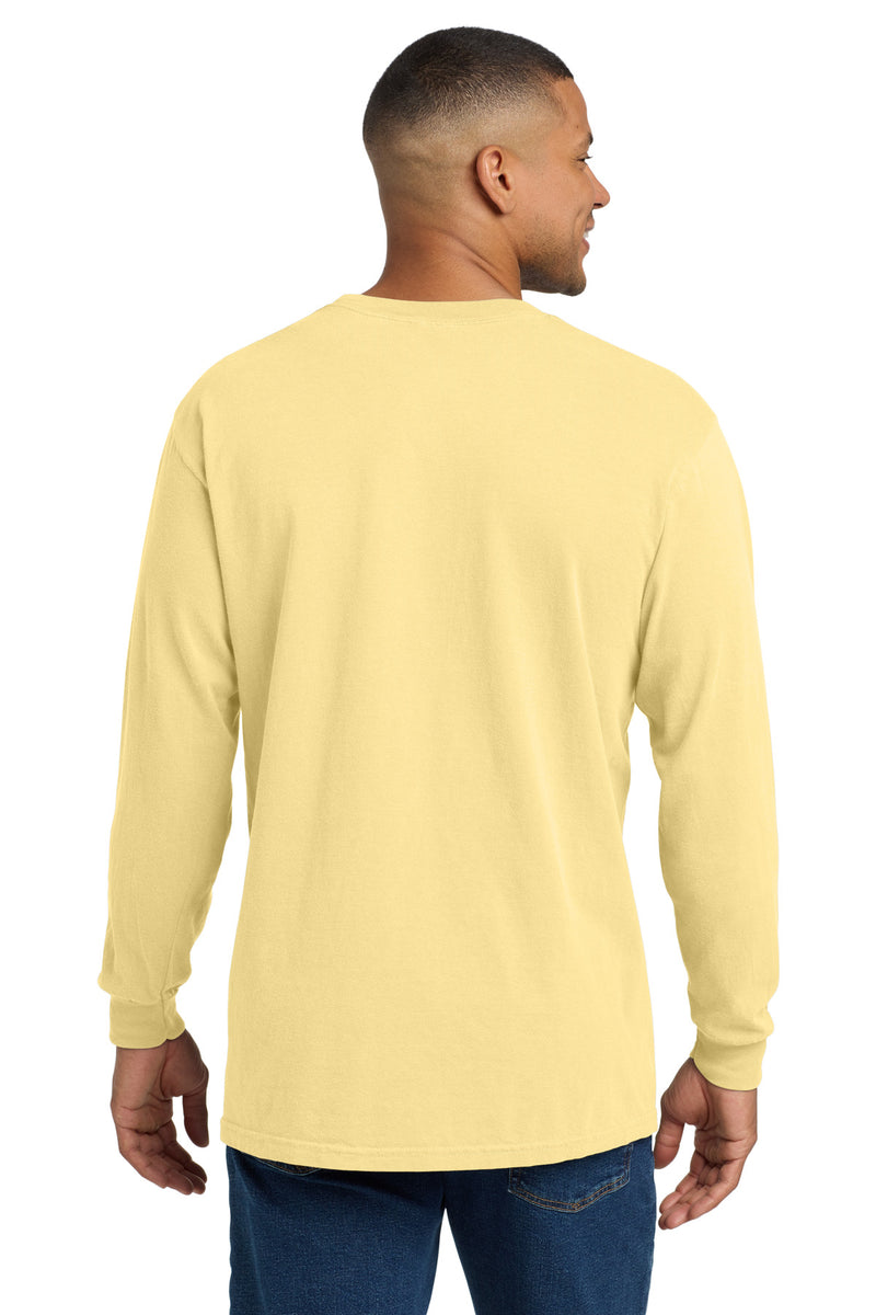 COMFORT COLORS  Heavyweight Ring Spun Long Sleeve Pocket Tee - Butter